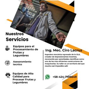 Equipos procesar frutas legumbre